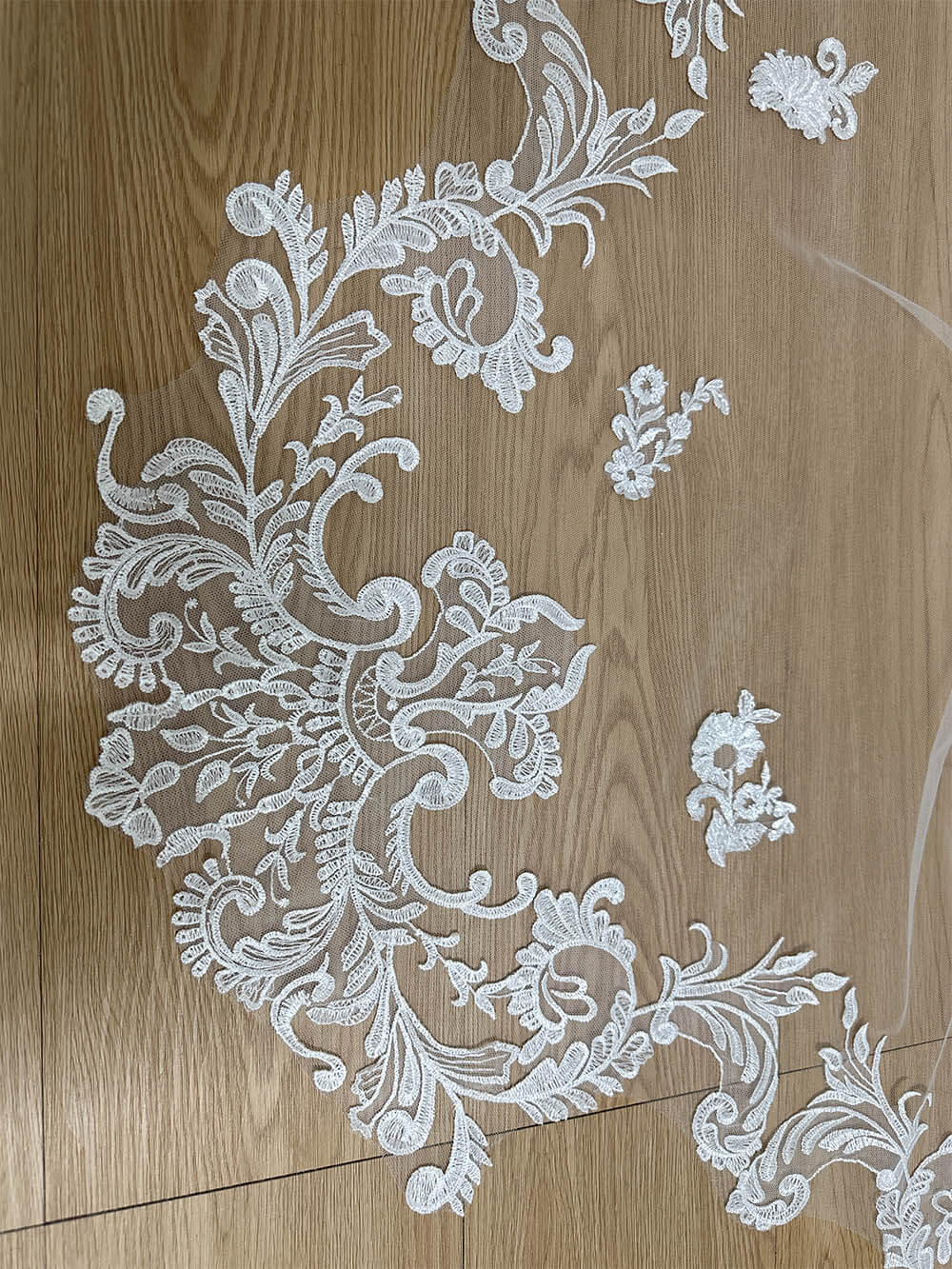 2-Tier Fan-Shaped Cathedral Length Bridal Veil